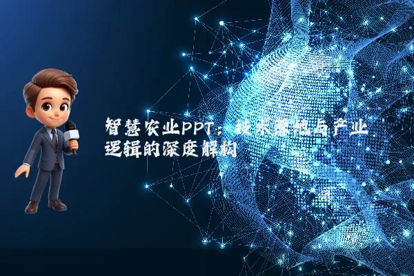 智慧农业PPT：技术落地与产业逻辑的深度解构