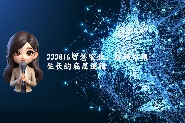 000816智慧农业:解码作物生长的底层逻辑