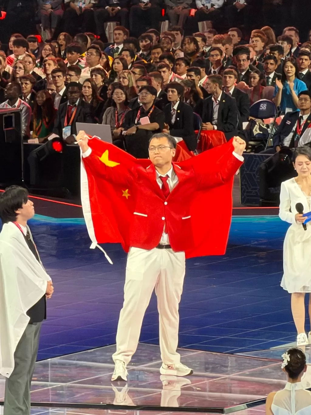 李金泽夺金照片。郭春江供图